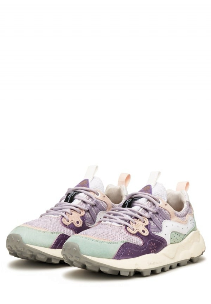 Zapatillas Flower Mountain Yamano 3 Mujer Moradas Turquesa | OIK4184VB