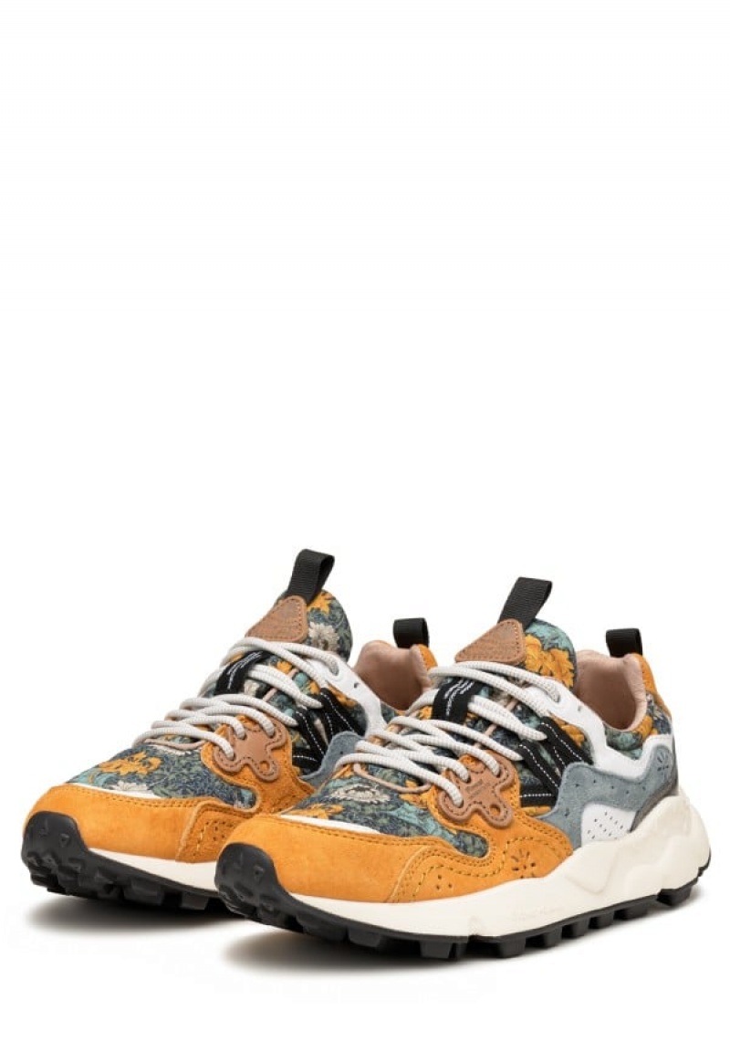 Zapatillas Flower Mountain Yamano 3 Mujer Naranjas Azules Claro | UIJ3647BY